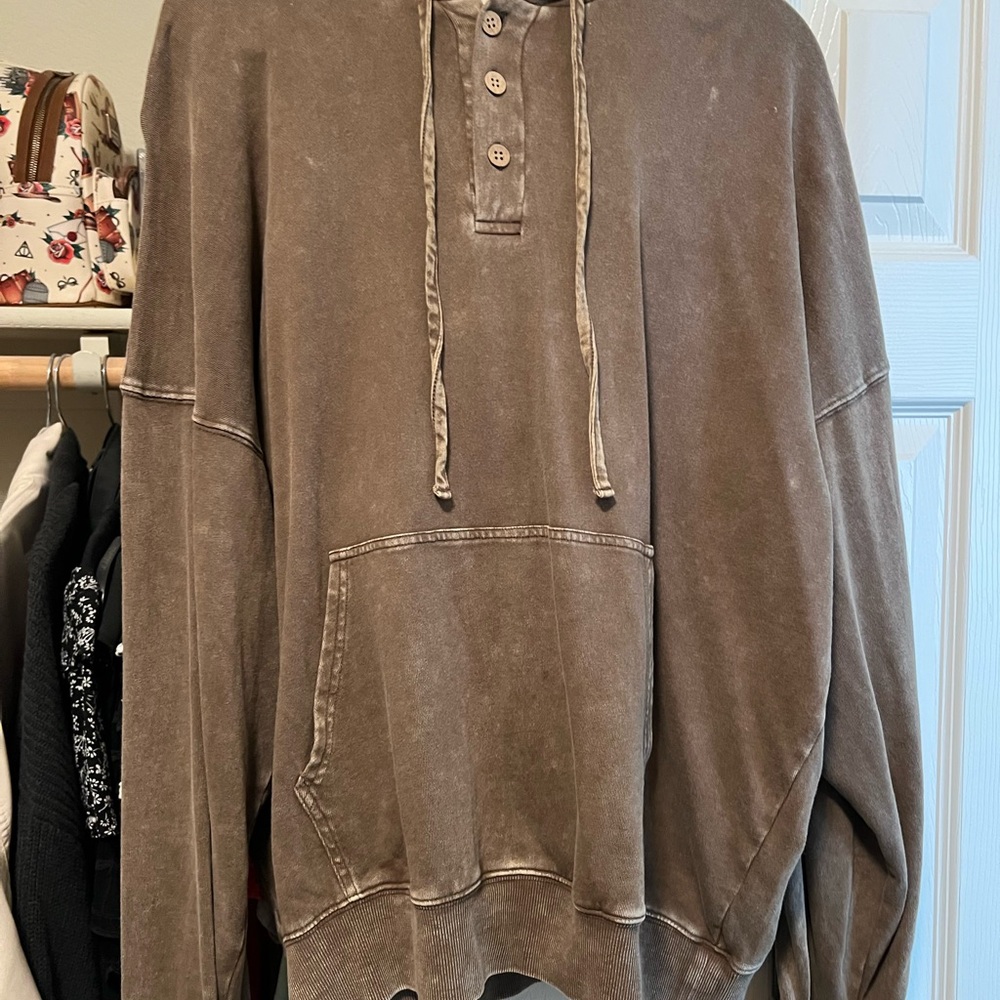 Oversized Three Bird Nest Hoodie 🤎